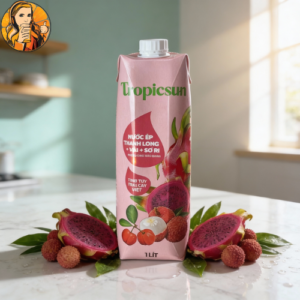 Nước trái cây mix (vải thanh long sơri) TropicSun 1L