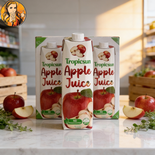 TropicSun 1L – Sự kết hợp hoàn hảo giữa hương vị tự nhiên và thiết kế hộp giấy bảo vệ môi trường.