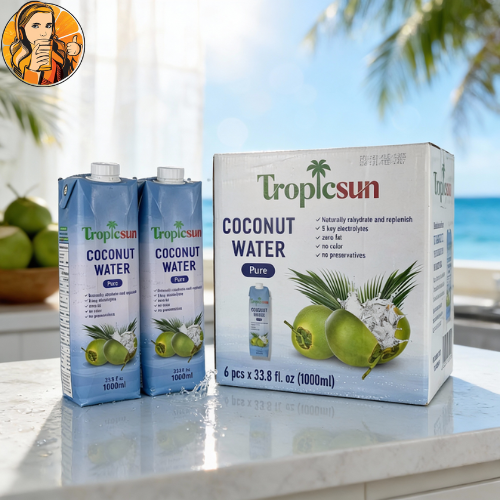 Từ vườn dừa đến hộp giấy: Khám phá quy trình sản xuất nước dừa TropicSun 