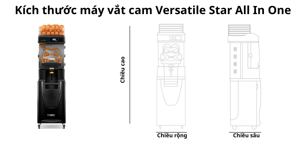 Kích thước Versatile Star All In One