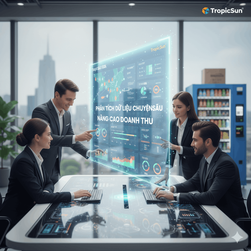 Nâng tầm doanh thu máy bán hàng tự động của bạn với công nghệ tiên tiến từ TropicSun.