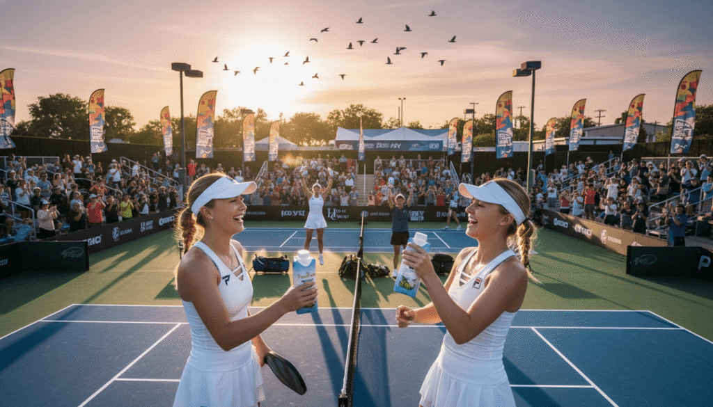 Review các sân Pickleball tại TP.HCM và dịch vụ đồ uống đi kèm nước ép trái cây TropicSun