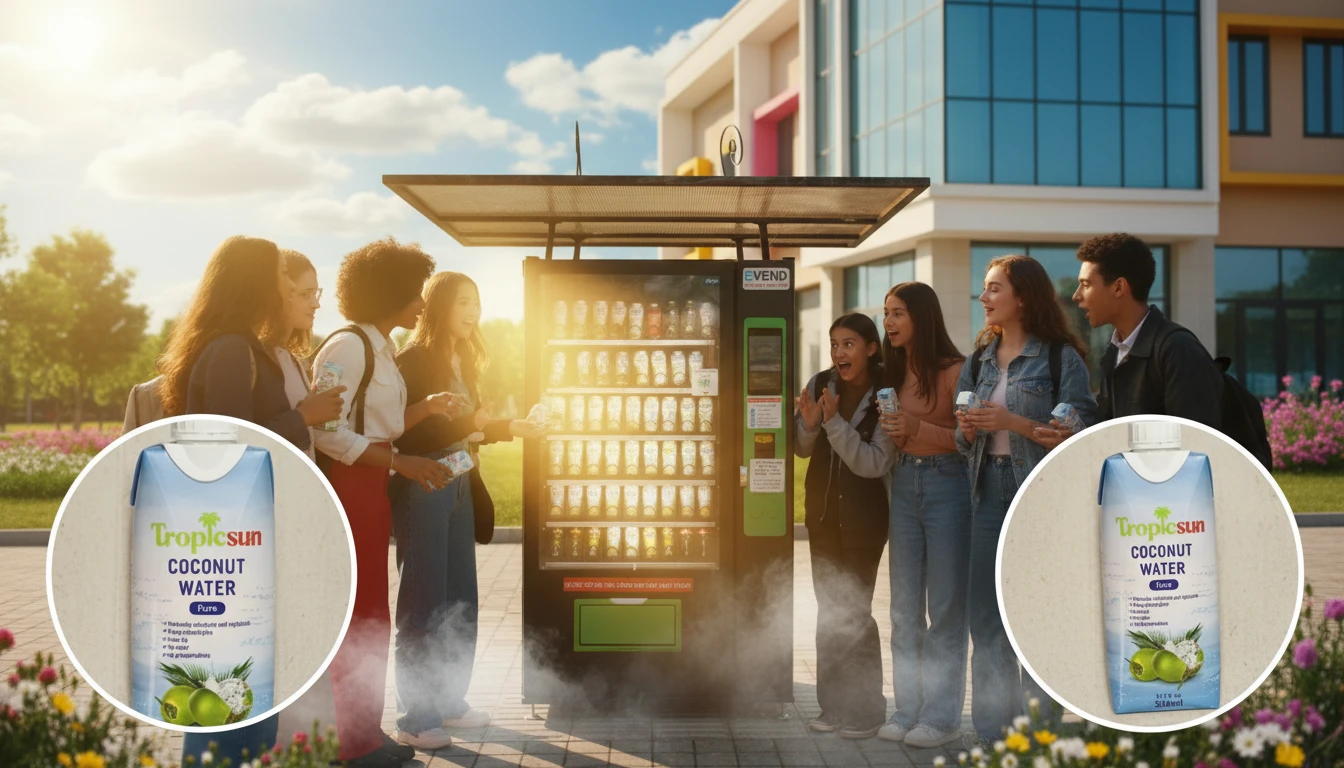 Đồ uống sạch tiêu chuẩn HACCP cho máy bán hàng tự động - TropicSun