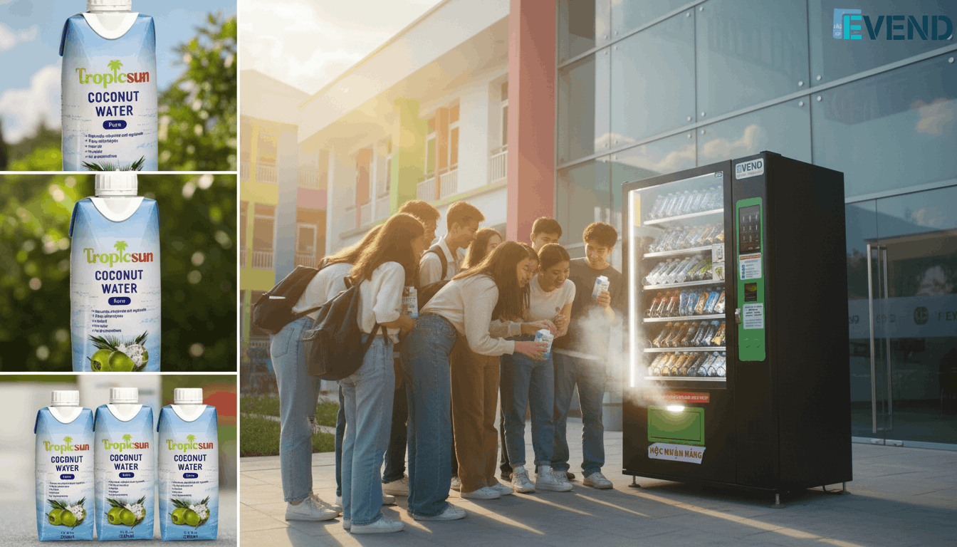 Giải pháp đồ uống xanh cho bán lẻ tự động: Đột phá từ TropicSun