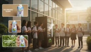 Kích thước hộp giấy nước trái cây TropicSun chuẩn máy bán hàng: