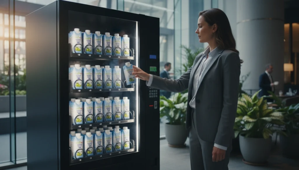 Nước dừa tiệt trùng UHT - TropicSun bảo quản nhiệt độ thường cho máy tự động: 