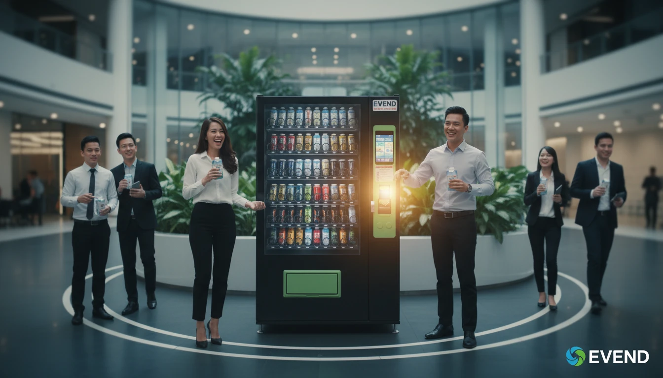 Nước dừa tươi 'Chạm' là có: Cú nổ mới trong làng máy bán hàng tự động mang tên TropicSun!