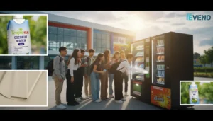 Nước dừa tươi 'Chạm' là có: Cú nổ mới trong làng máy bán hàng tự động mang tên TropicSun!